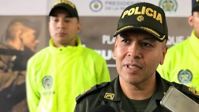 En un importante operativo las autoridades encontraron una casa con 6 motos robadas 1 coronel Luis Eduardo Leon Comandante Operativo Meval