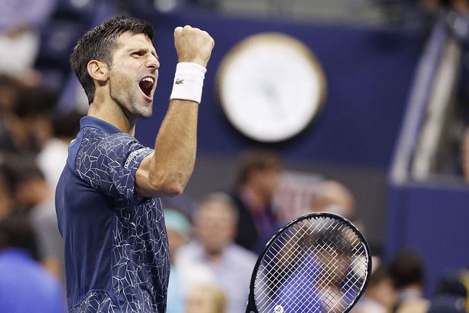 Djokovic derrota a Nishikori y jugará su octava final del Abierto de EE.UU. ante del Potro 4 djokovic3