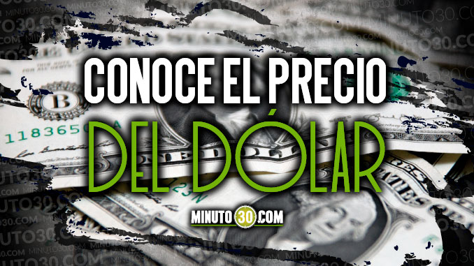 Cotización del dólar frente al peso colombiano este jueves