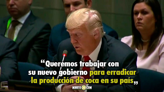 Donald Trump felicitó al presidente Iván Duque por su triunfo y su decisión de luchar contra las drogas