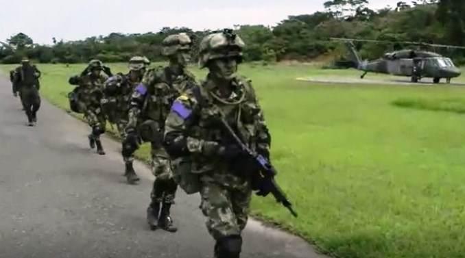 Por aire y tierra tropas del Ejército tratan de ubicar a los asesinos de los geólogos en Yarumal