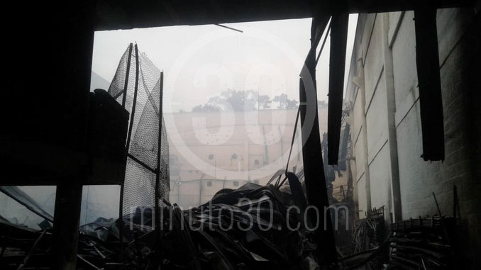 Desolador. Así amaneció la bodega que se incendió en Girardota