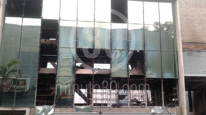 Desolador. Así amaneció la bodega que se incendió en Girardota