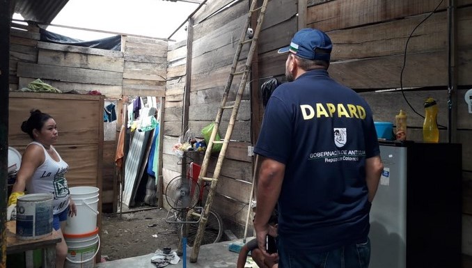 Adelantan censo para establecer cifra de afectados tras fuertes lluvias en Carepa