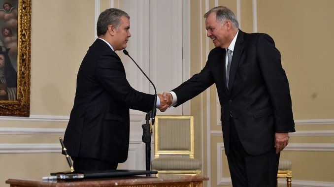 Presidente Duque posesionó a Alejandro Ordóñez como embajador de Colombia ante la OEA