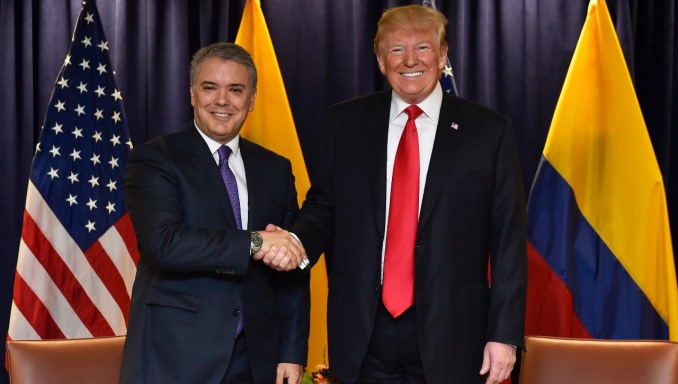 Inició la reunión de Iván Duque con Donald Trump en Nueva York