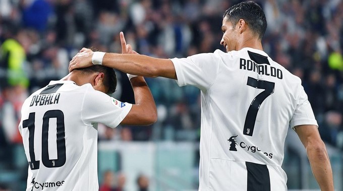 juventus dybala y cristiano ronaldo Copiar