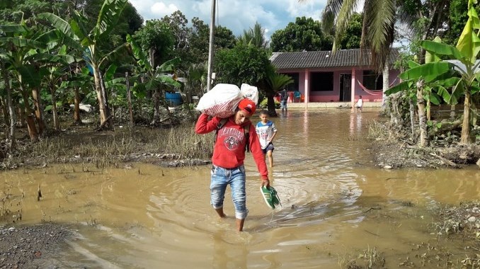 Más de 170 familias resultaron damnificadas por las fuertes lluvias en el municipio de Apartadó