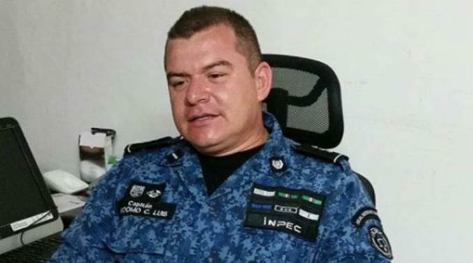 El mayor Luis Francisco Perdomp