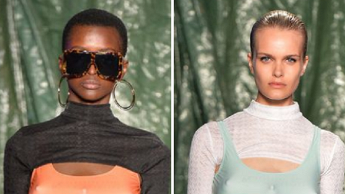 FOTOS: Modelos con tres senos sorprendieron en la Semana de la Moda de Milán