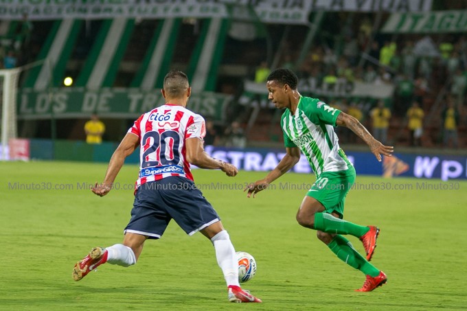 FOTOS: Nacional derrotó a Junior y tomó ventaja en la serie de cuartos de la Copa Águila 10 nacional jun7