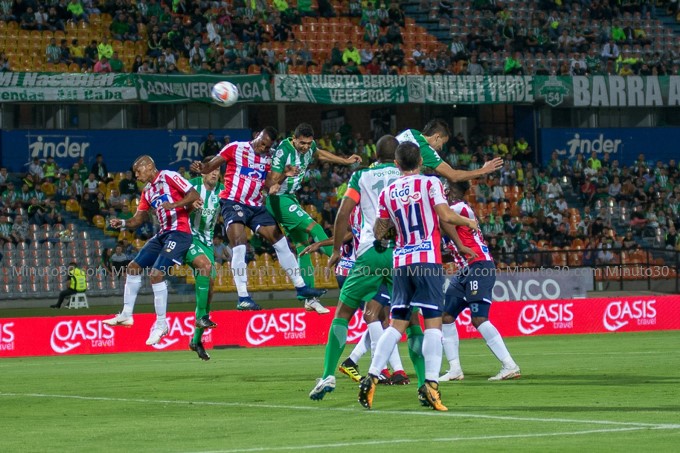 FOTOS: Nacional derrotó a Junior y tomó ventaja en la serie de cuartos de la Copa Águila 11 nacional jun8