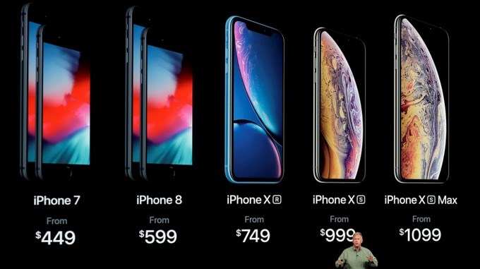 Apple presenta los iPhone XS y XS Max, con protección especial ante líquidos