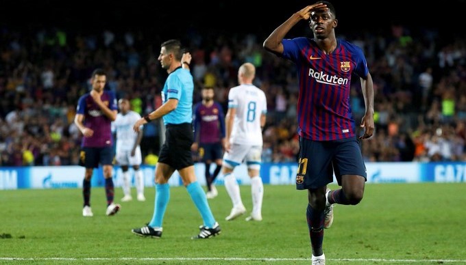 Vídeo. Todos hablan del golazo que marcó Dembelé en el estreno culé en la Champions