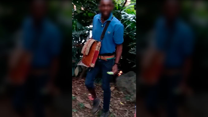 Sorprendieron a supuesto pirómano que intentó iniciar un incendio en Laureles