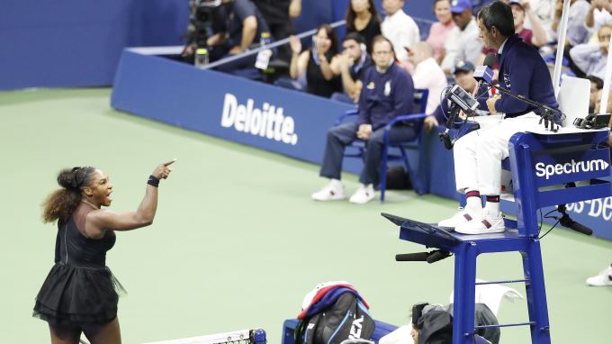 ¡Por berrinchosa! Serena Williams es multada en el US Open 1 serena williams