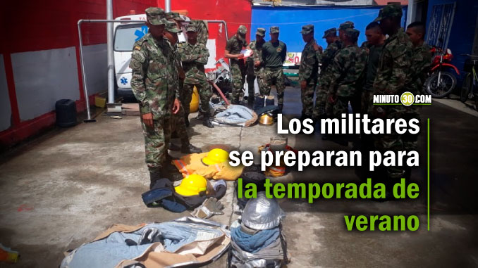 Soldados en Carepa se capacitarán para atender incendios forestales