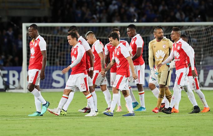 FOTOS: Santa Fe y Millonarios no se hacen daño en primer partido de octavos de la Sudamericana 4 sudamericana1