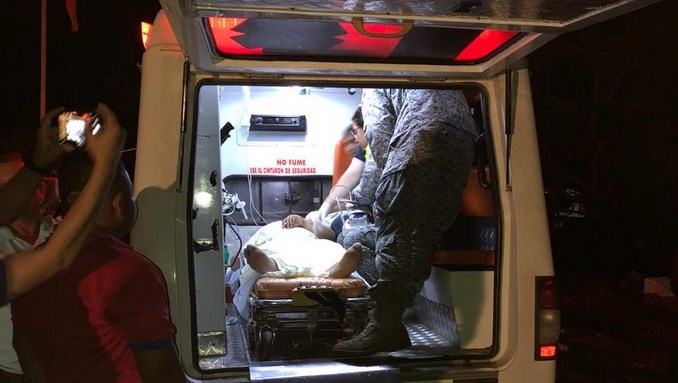 En helicóptero fue evacuado patrullero de la Policía que fue herido con arma de fuego en Segovia