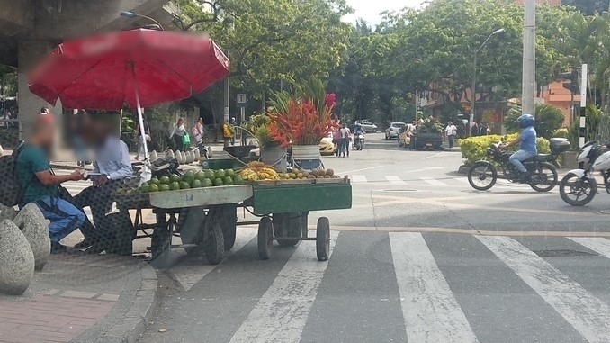 Denuncian que vendedores informales obstaculizarían el paso de vehículos y peatones en Santa Lucía