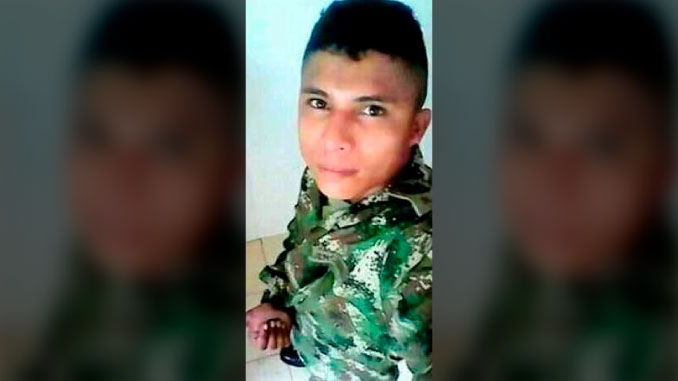 El soldado Andrés Arrieta Chávez