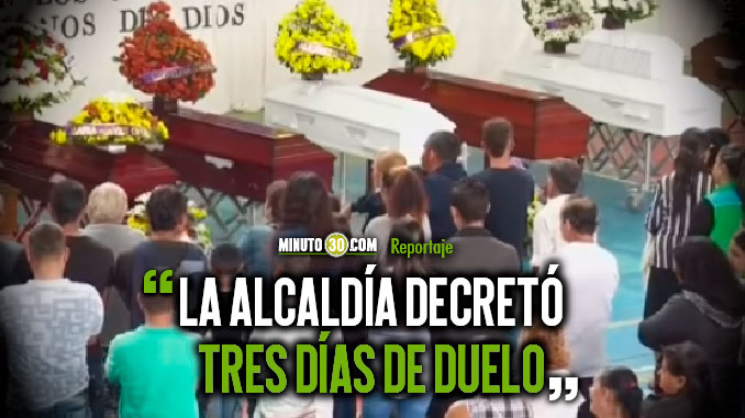 Habitantes de Marquetalia dieron último adiós a víctimas de alud 3 Marquetalia