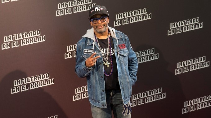 El cineasta estadounidense Spike Lee en un encuentro con periodistas para presentar su última película, BlacKkKlansman hoy en Madrid. EFE