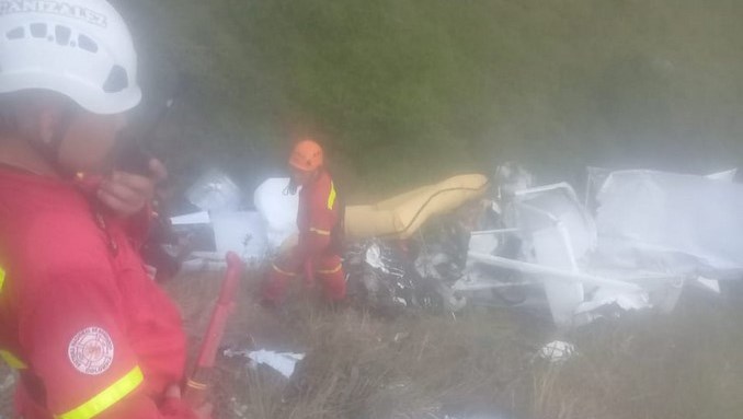 accidente avioneta Yotoco, Valle