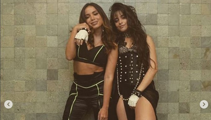 Anitta y Camila Cabello/ Tomada de Instagram: @anitta