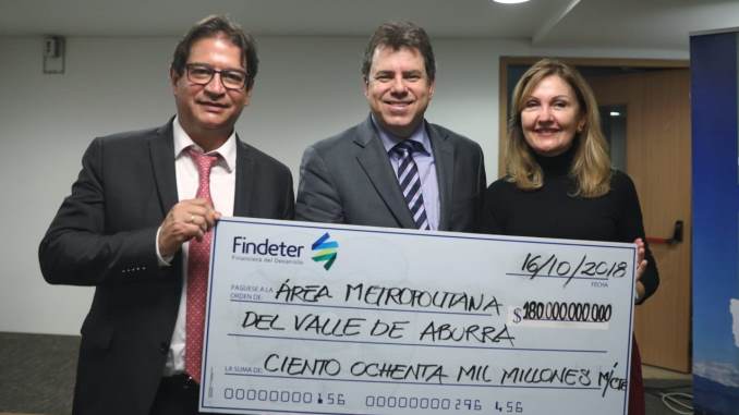 El Área Metropolitana recibió $180 mil millones para proyectos de infraestructura en el Valle de Aburrá