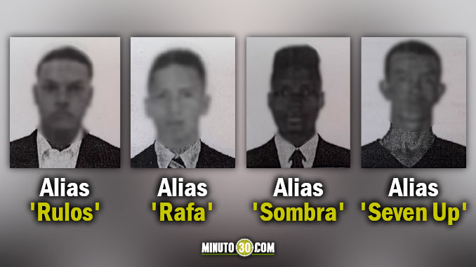 Asegurados supuestos integrantes de la banda 'Los Chivos' por homicidio de un joven que se negó a ser reclutado