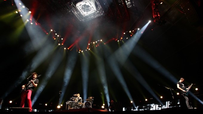 El grupo de rock británico, Muse, en la Arena VFG de Guadalajara (México). EFE/Archivo