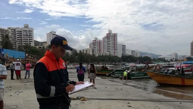 Dimar incrementa controles en playas de Santa Marta para recibir temporada turística de semana de receso