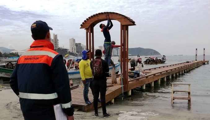 Dimar incrementa controles en playas de Santa Marta para recibir temporada turística de semana de receso