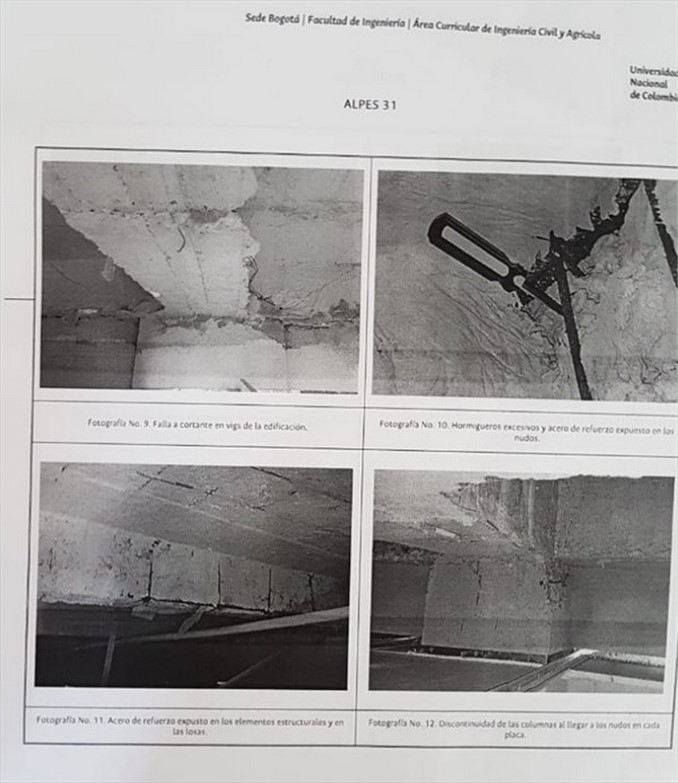 Universidad sugirió la evacuación inmediata de cuatro edificios ilegales en Cartagena