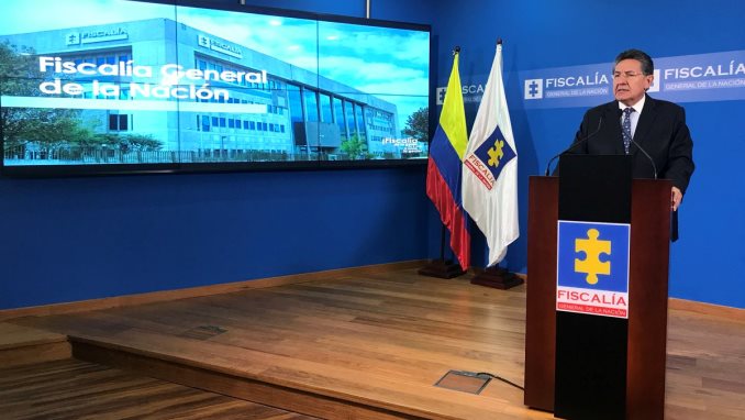 El fiscal general de la Nación, Néstor Humberto Martínez