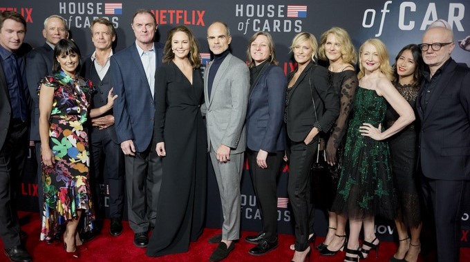 Los miembros del elenco de "House of Cards"/ EFE