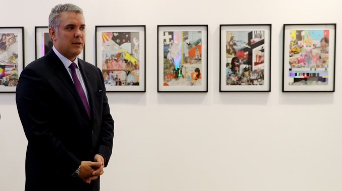 Duque dice que la cultura es una herramienta para combatir la violencia en Colombia