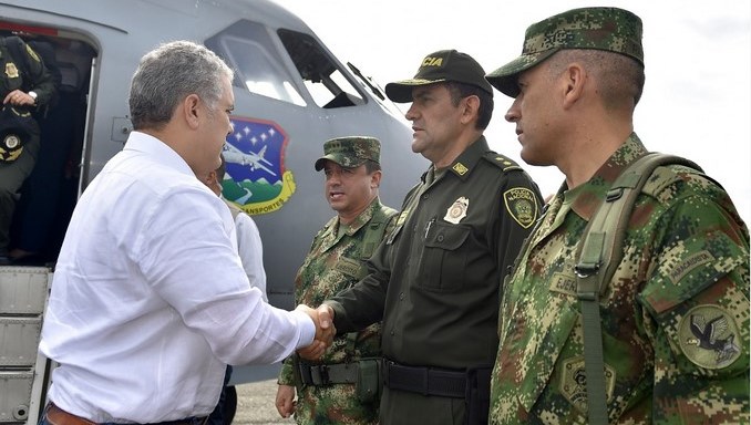 Así avanza el Consejo de Seguridad en el Bajo Cauca de Antioquia, dirigido por el presidente Iván Duque
