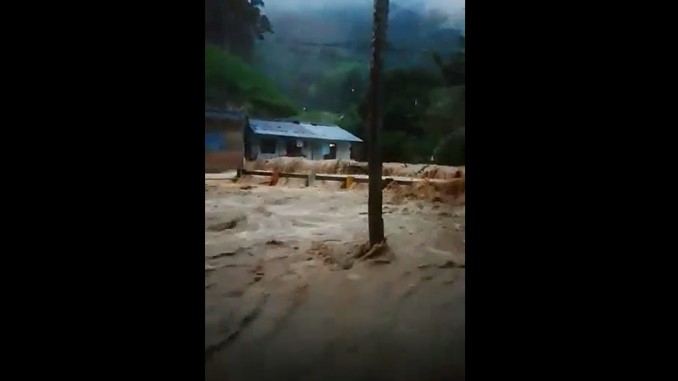 Las fuertes lluvias que afectaron el municipio de Caracolí, Antioquia