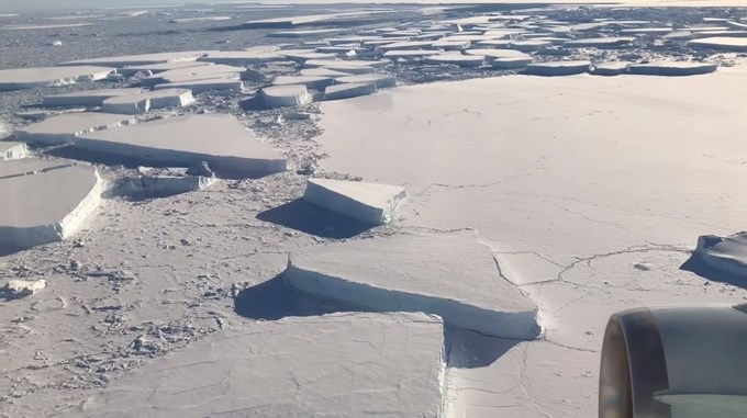 nasa descubre iceberg antartida
