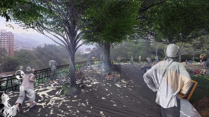 Parque La Bailarina, El Poblado