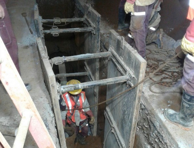 Avanzan las obras de modernización de las redes de acueducto y alcantarillado en el centro de Bello