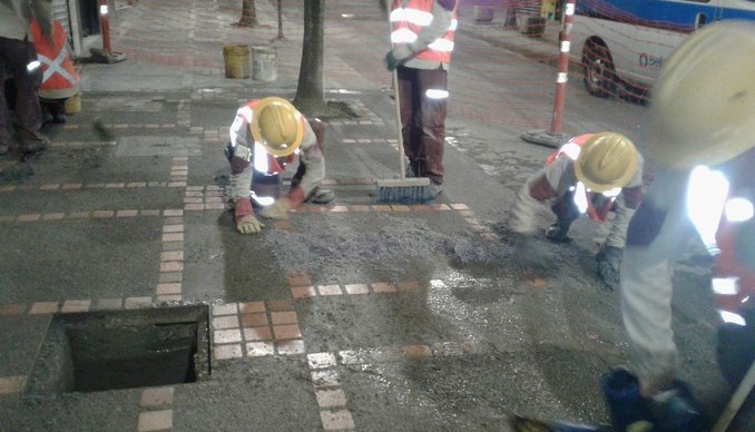 Avanzan las obras de modernización de las redes de acueducto y alcantarillado en el centro de Bello