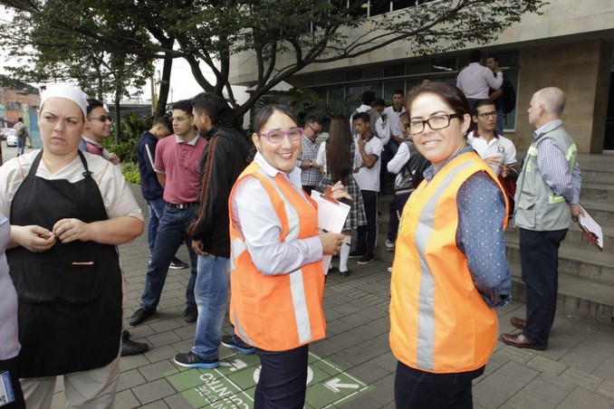 Así se vivió el simulacro nacional de respuesta a emergencias en Medellín