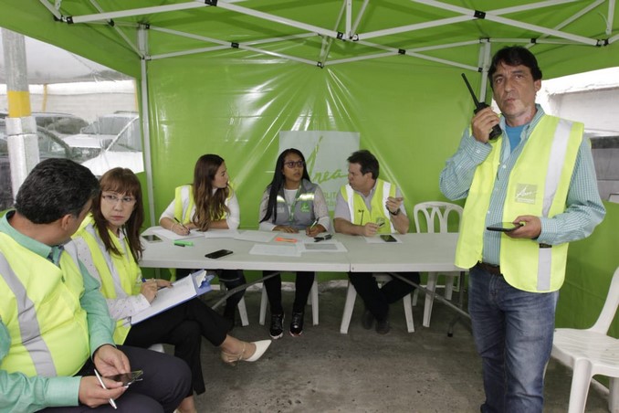 Así se vivió el simulacro nacional de respuesta a emergencias en Medellín