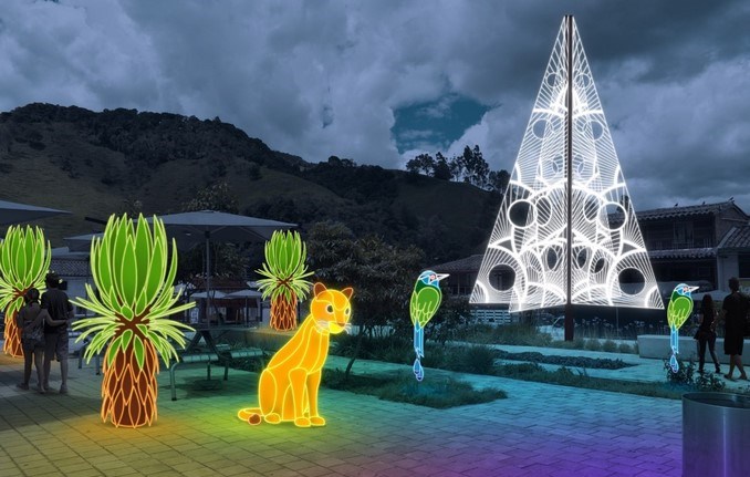 Así lucirán los Alumbrados Navideños este año en las regiones de Antioquia