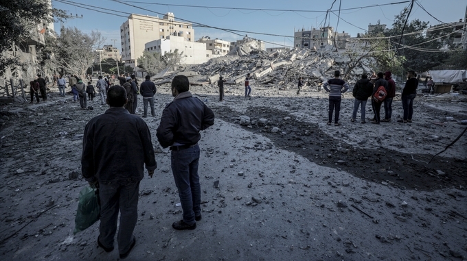 Video: Lanzamiento masivo de cohetes y bombardeos de respuesta dejaron siete muertos en Gaza y uno en Israel en las últimas horas