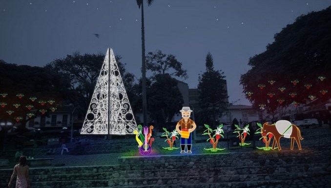 Así lucirán los Alumbrados Navideños este año en las regiones de Antioquia