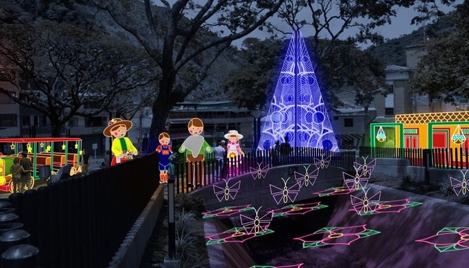 Así lucirán los Alumbrados Navideños este año en las regiones de Antioquia